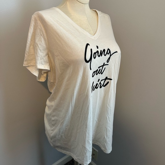 NWT Lane Bryant “Going Out Shirt” Size 18/20 - Picture 3 of 7